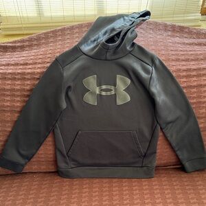 Under Armour Black Hoodie Pullover with Logo